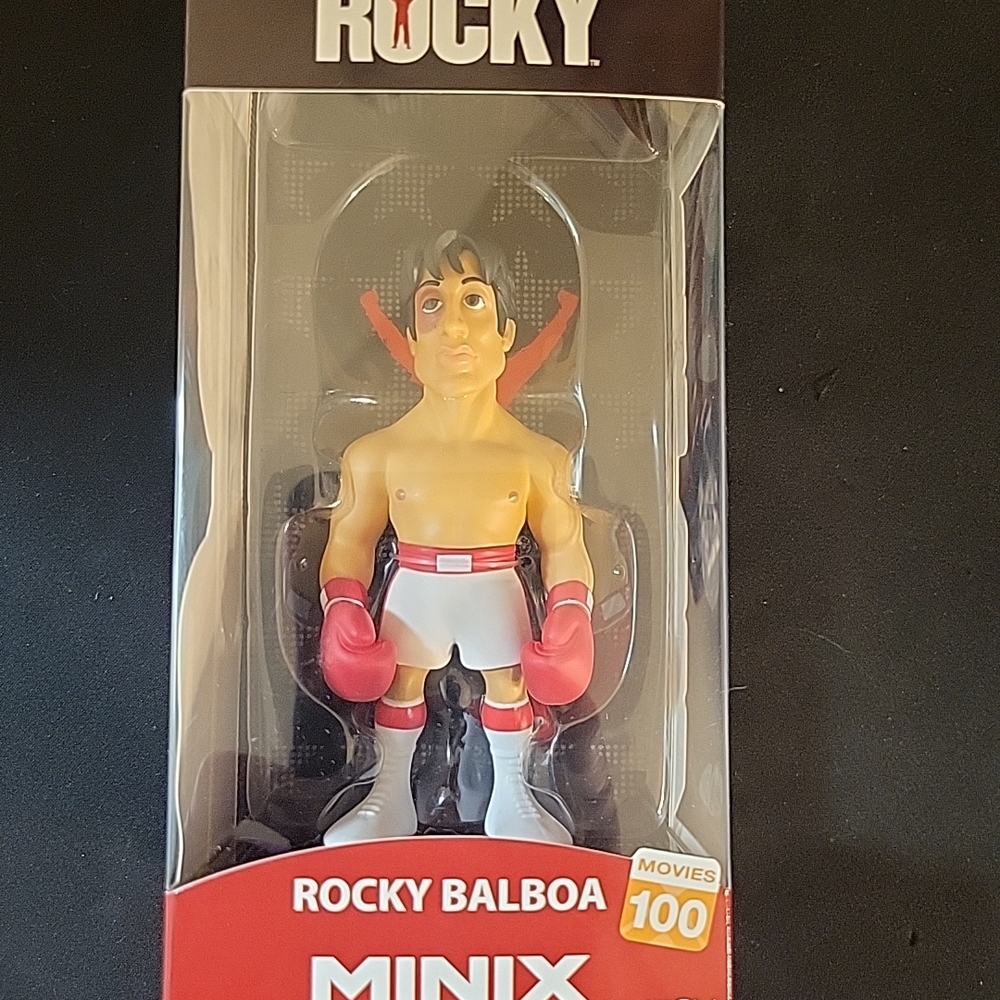 Rocky Minix Rocky Balboa Figure in Red, White, Pink, Black